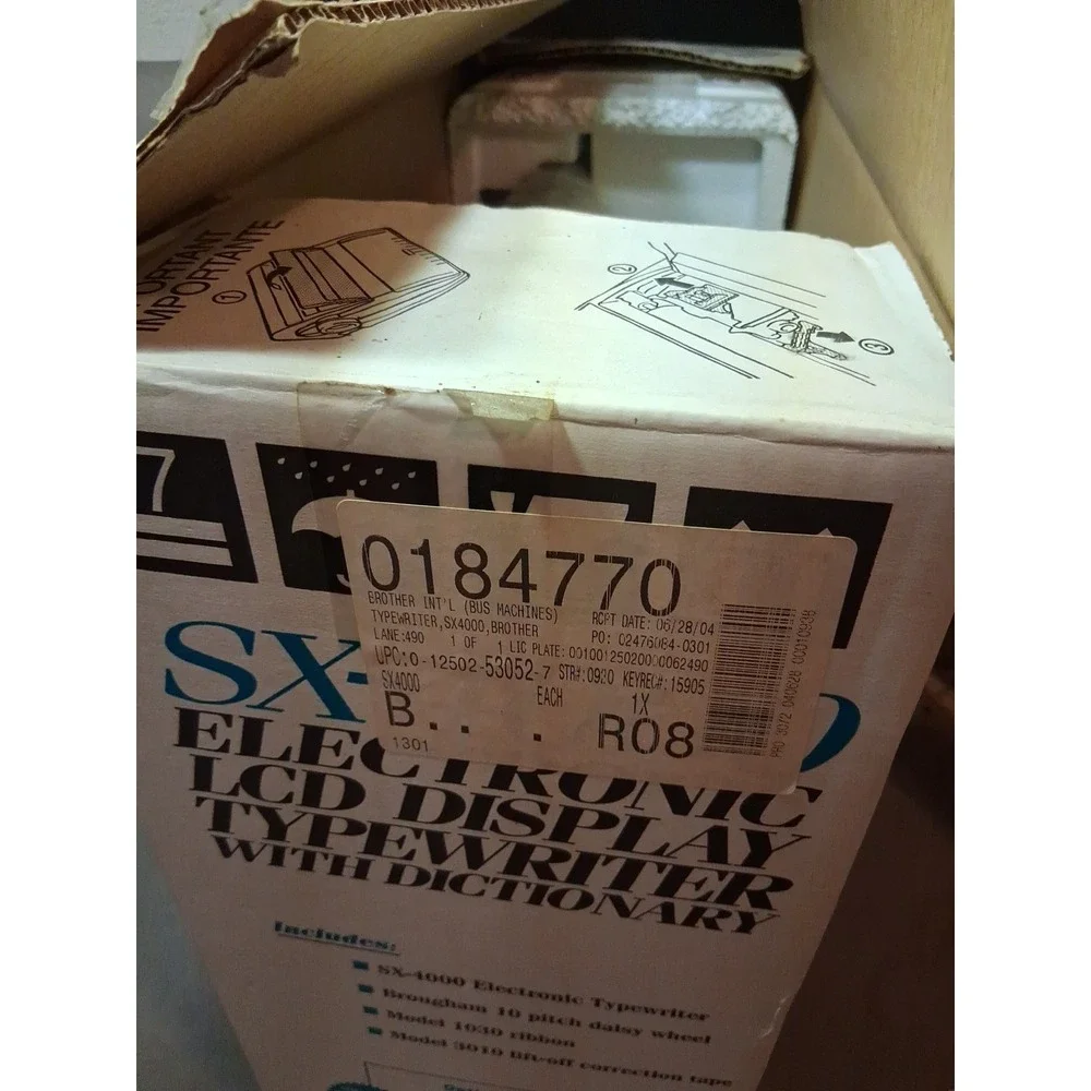 Open Box Brother SX-4000 Electronic Display Typewriter
